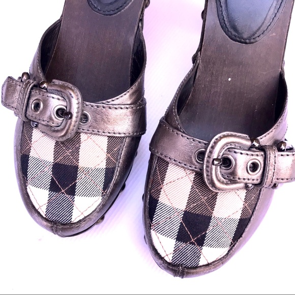 Burberry size 39 women’s 9 clogs heels shoes mules - Picture 2 of 8